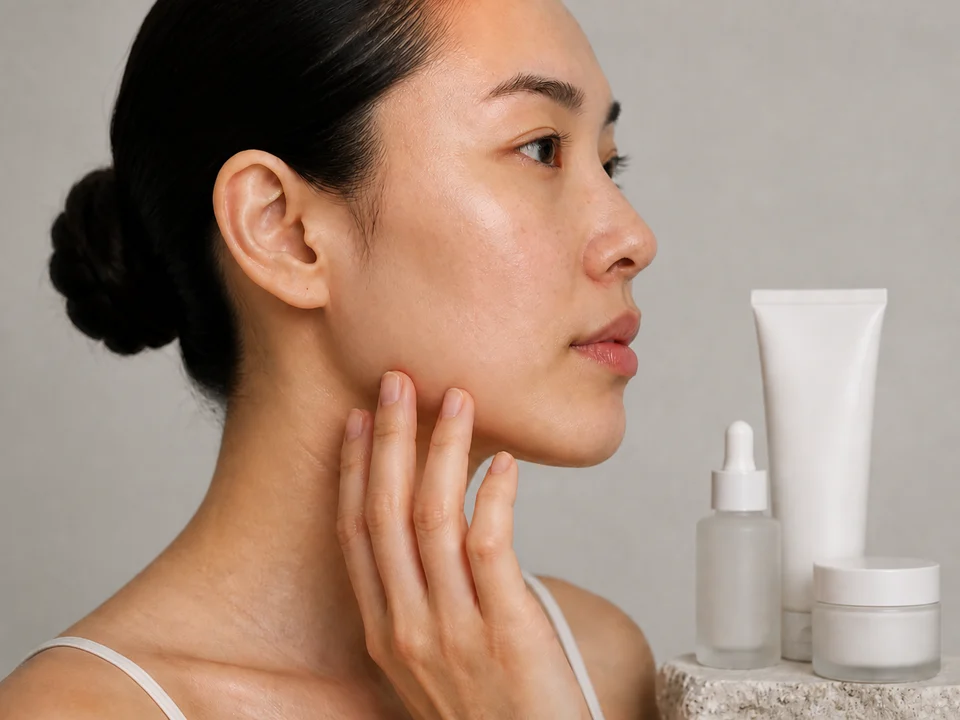 Skin Texture의 macro-magnification-threshold 커머셜 포토그래피 예시