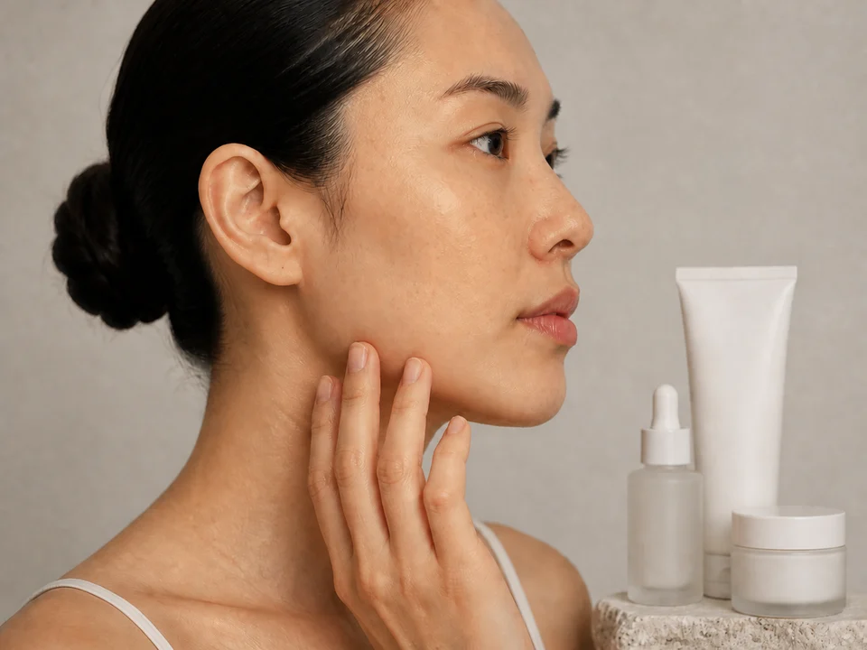 Skin Texture의 skin-tone-gradient 커머셜 포토그래피 예시