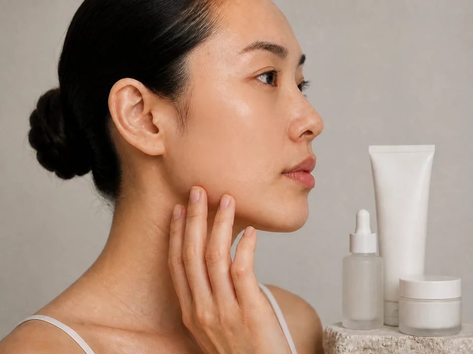 Skin Texture의 uncanny-valley-pore-pattern 커머셜 포토그래피 예시