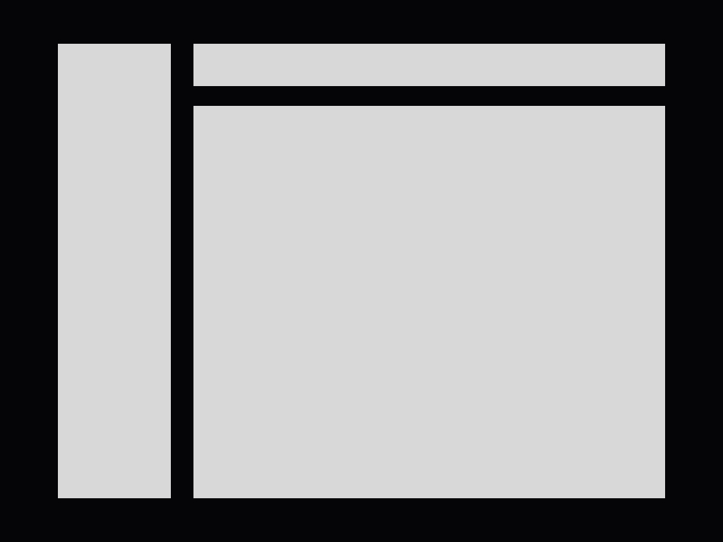 Sidebar Nav Shell 미리보기
